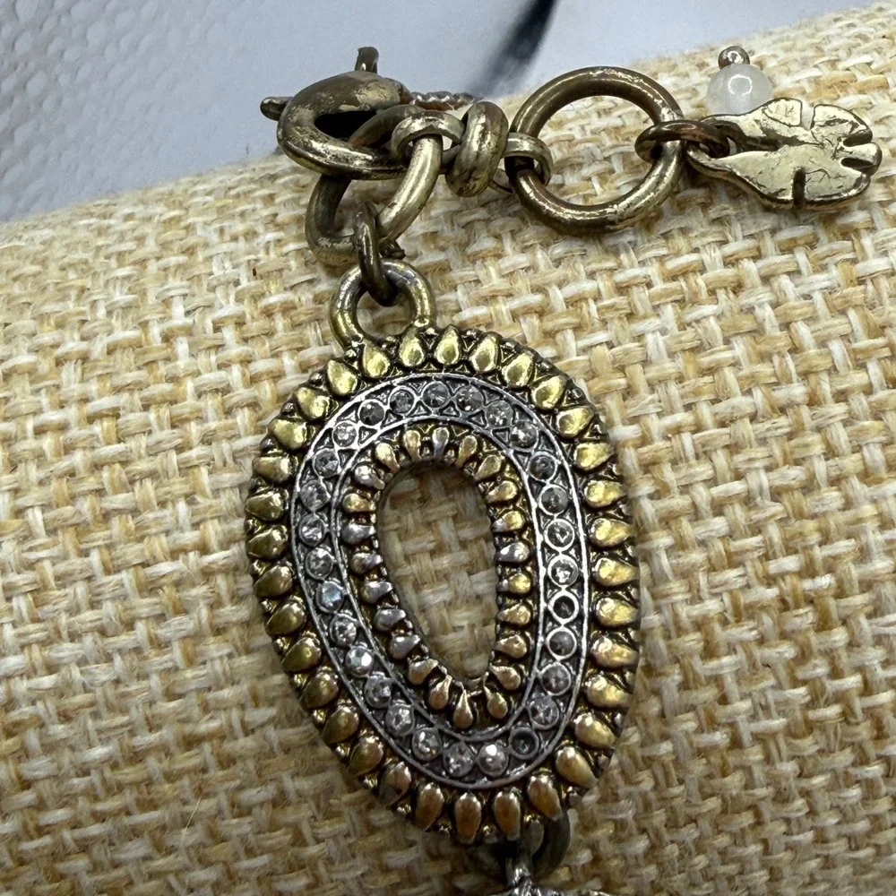 Boho Western Rhinestone Two Tone‎ Statement Bracelet from Lucky Brand